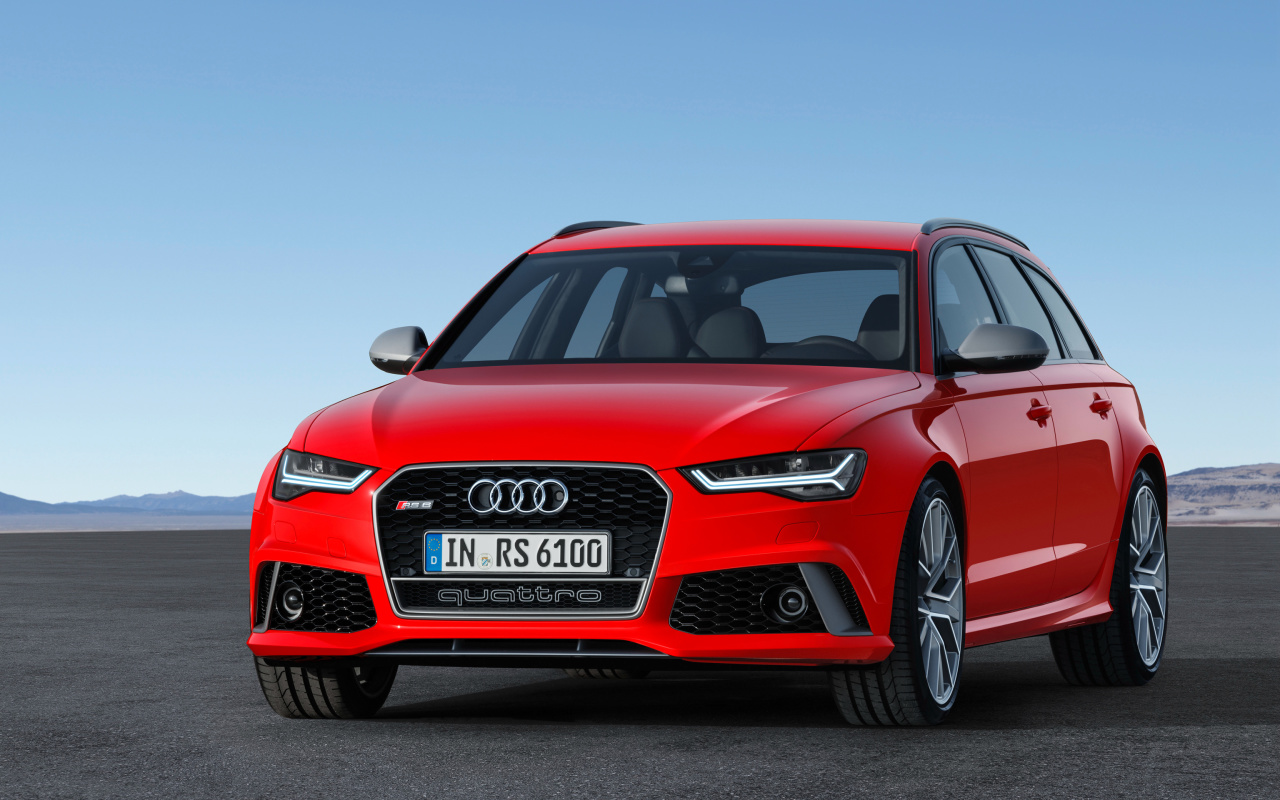 2016 Audi RS6 Avant Red screenshot #1 1280x800