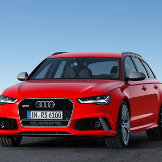 2016 Audi RS6 Avant Red - Fondos de pantalla gratis para iPad 2