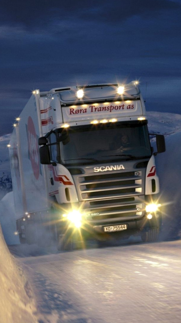 Fondo de pantalla Scania 360x640