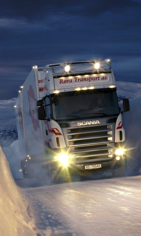 Fondo de pantalla Scania 480x800