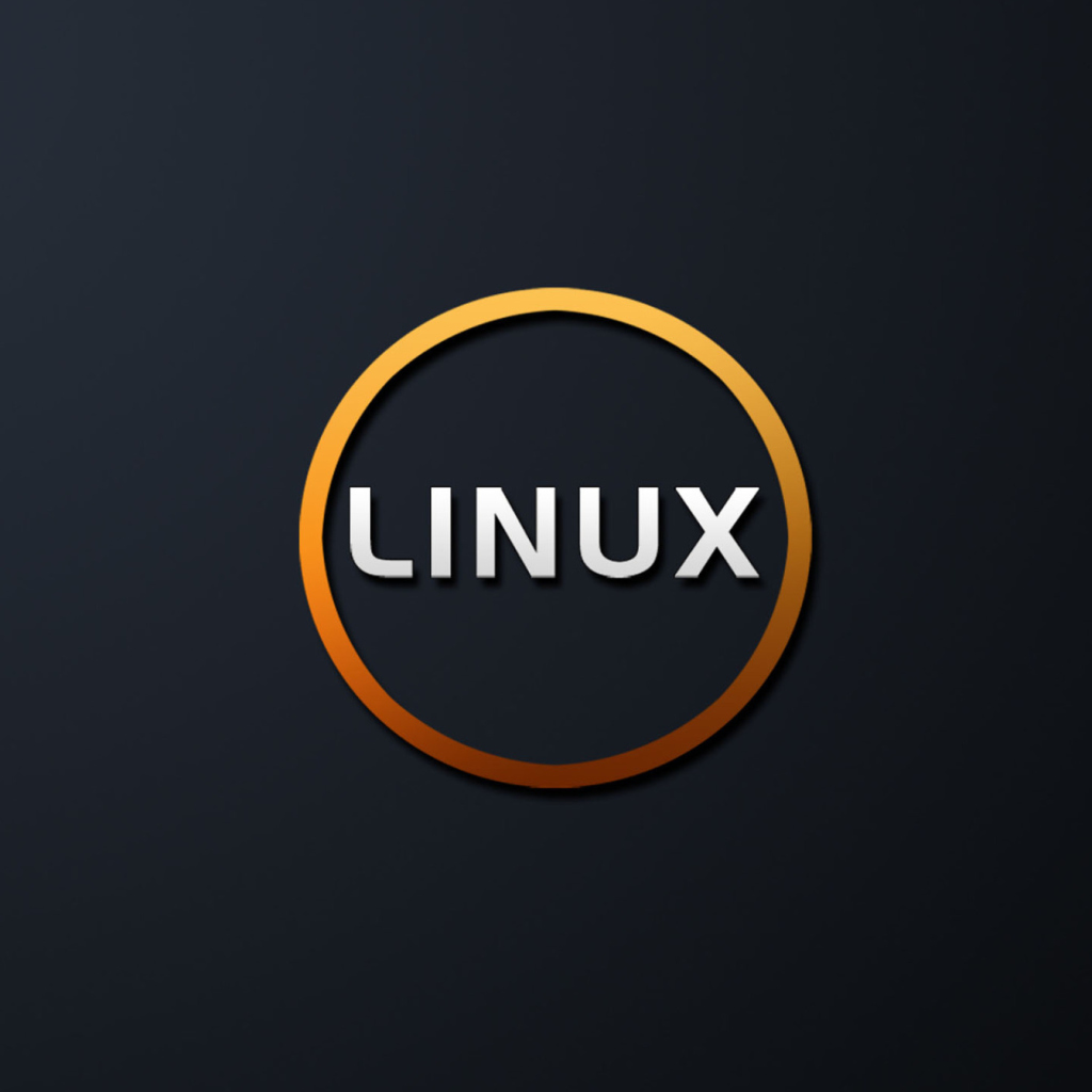 Linux OS Black wallpaper 1024x1024