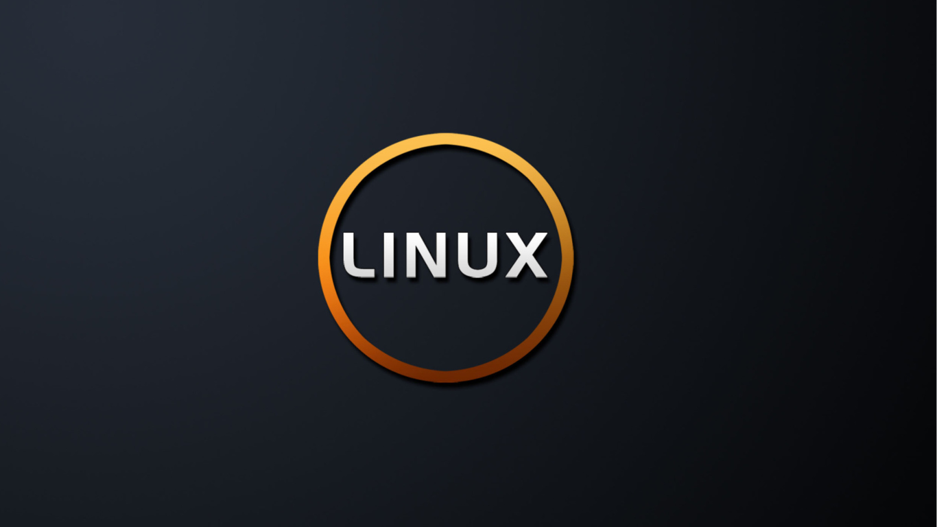 Sfondi Linux OS Black 1366x768