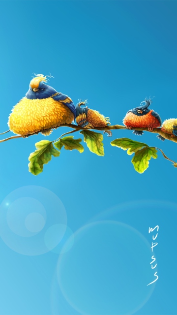 Sun Birds wallpaper 360x640