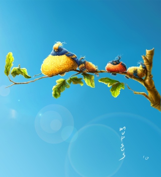 Kostenloses Sun Birds Wallpaper für iPad 2