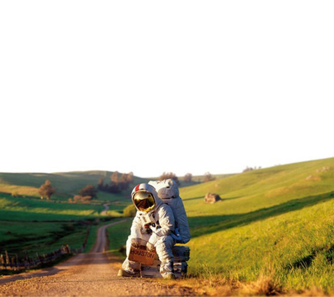 Astronaut On The Road wallpaper 1080x960