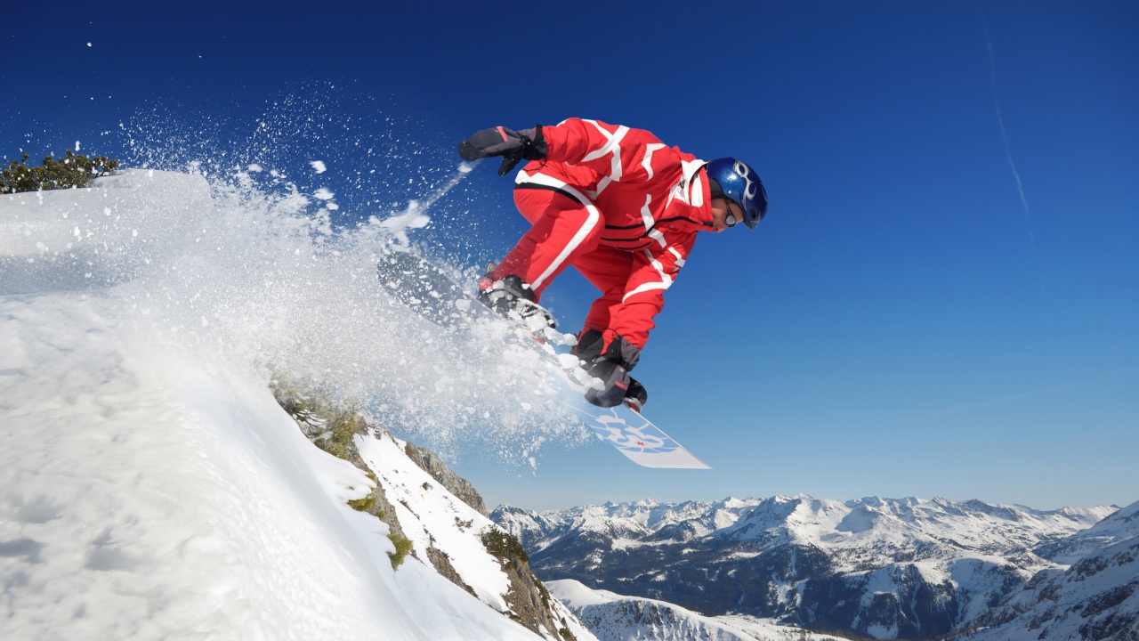 Fondo de pantalla Snowboard in Whistler - Blackcomb 1 1280x720
