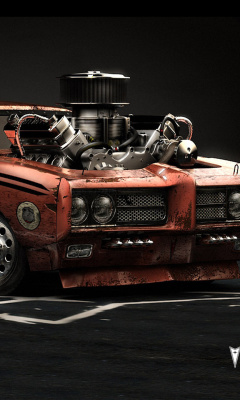 Fondo de pantalla Pontiac GTO Monster 240x400