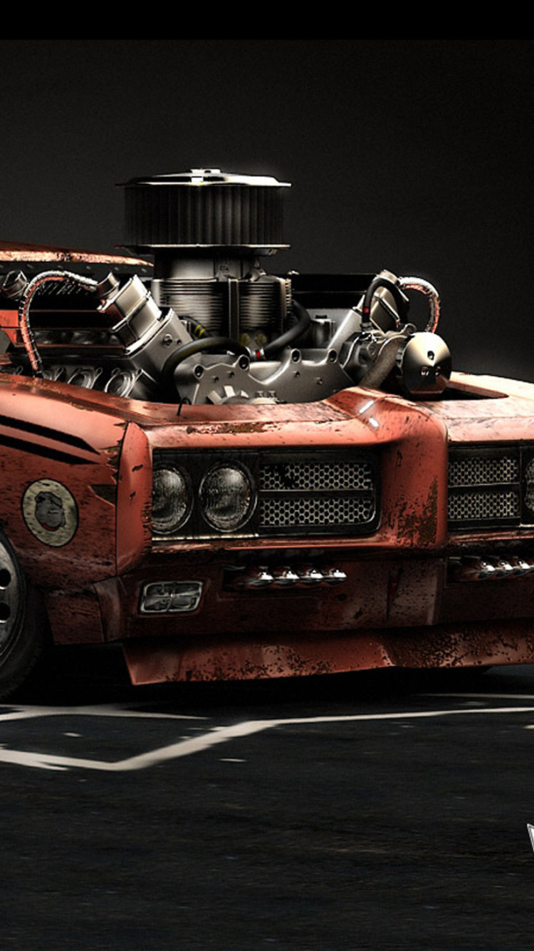 Fondo de pantalla Pontiac GTO Monster 750x1334