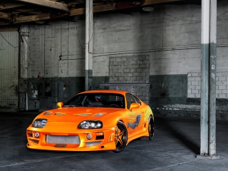 Das Toyota Supra Wallpaper 320x240