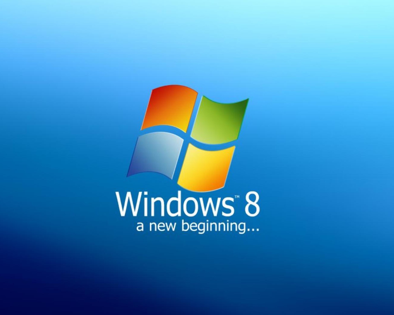 Das A New Beginning Windows 8 Wallpaper 1280x1024