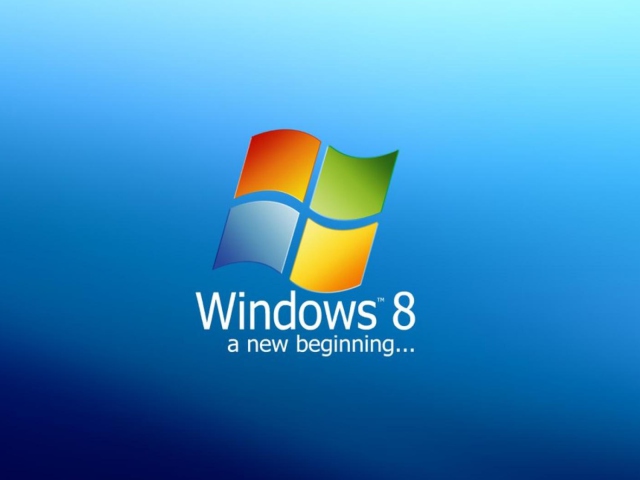 Обои A New Beginning Windows 8 640x480