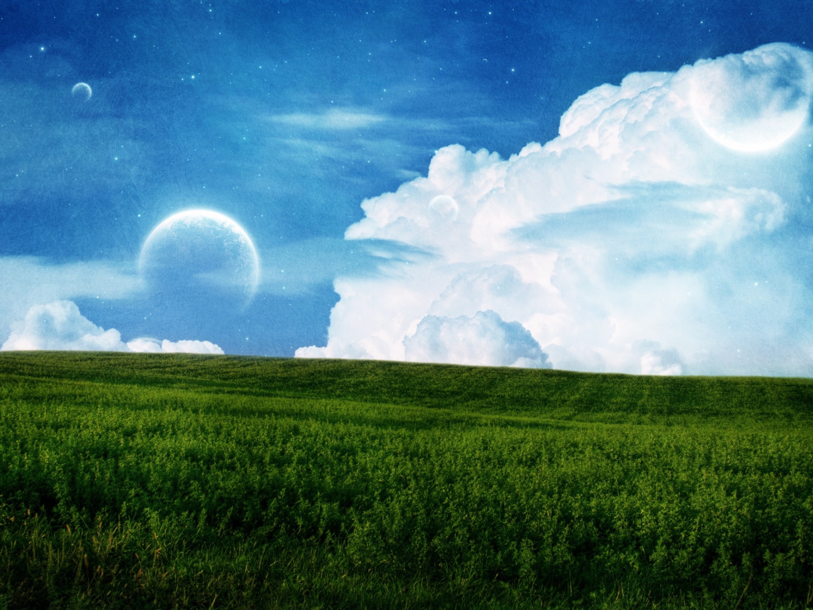 Sky Field Planet wallpaper 1600x1200