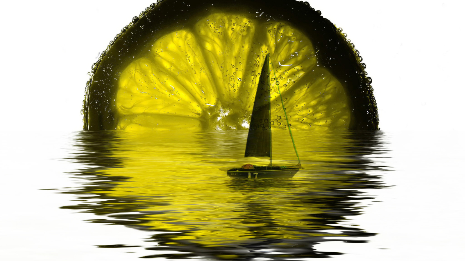 Fondo de pantalla Lime Boat 1600x900