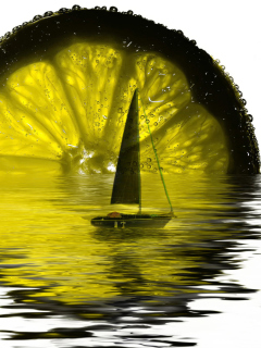 Lime Boat screenshot #1 240x320