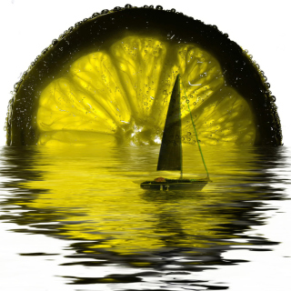 Lime Boat - Obrázkek zdarma pro iPad 2