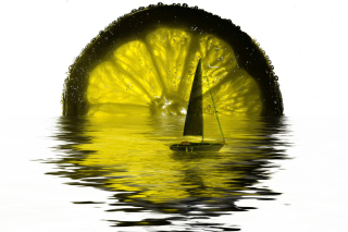 Lime Boat - Obrázkek zdarma pro Samsung Galaxy Tab 3