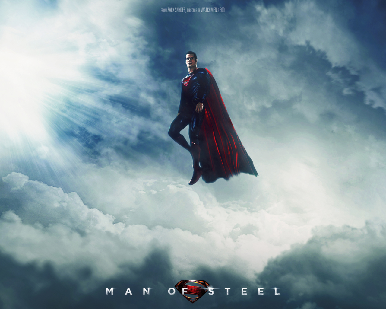 Das Superman, Man of Steel Wallpaper 1280x1024