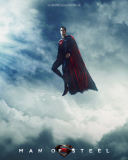 Обои Superman, Man of Steel 128x160