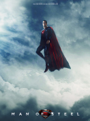 Обои Superman, Man of Steel 132x176