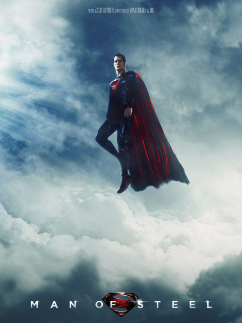 Superman, Man of Steel wallpaper 480x640