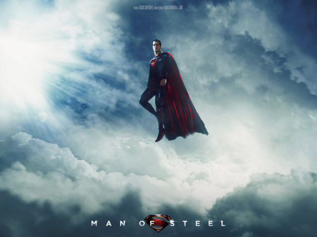 Sfondi Superman, Man of Steel 640x480