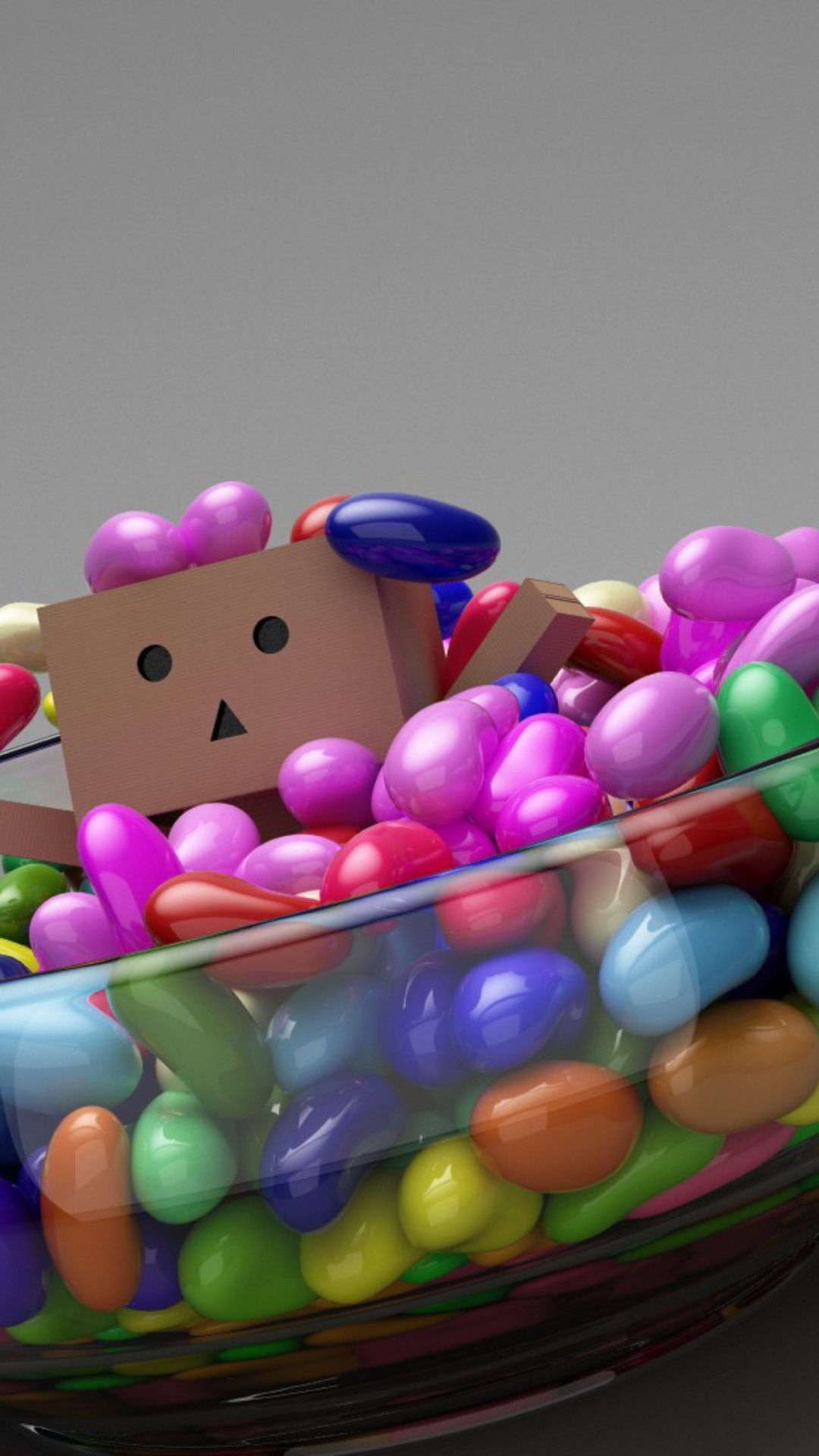 Das Danbo Likes Candy Wallpaper 1080x1920