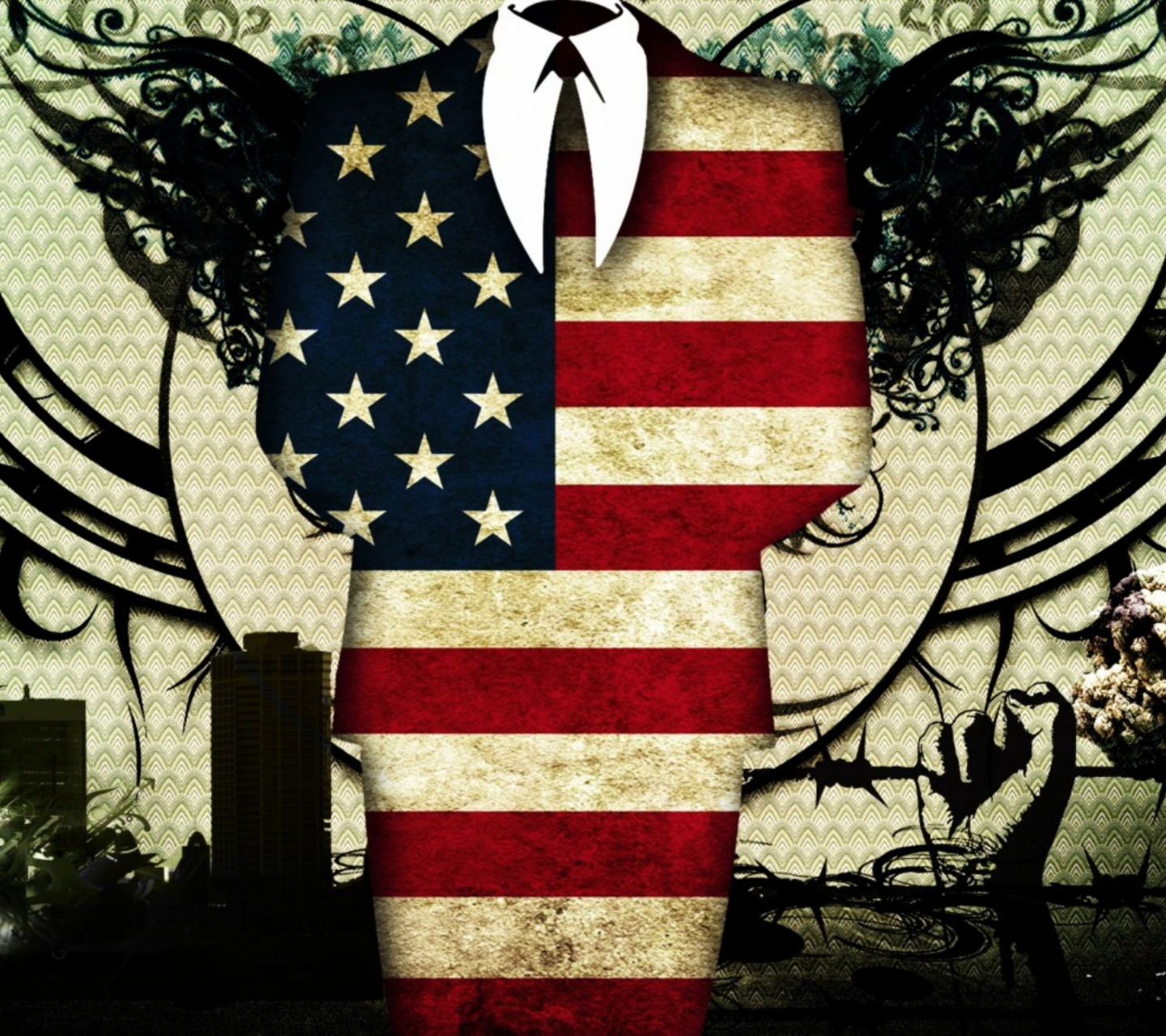 American Man wallpaper 1440x1280
