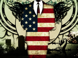 American Man wallpaper 320x240