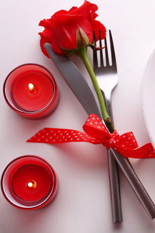 Fondo de pantalla Valentines Day Aroma 320x480