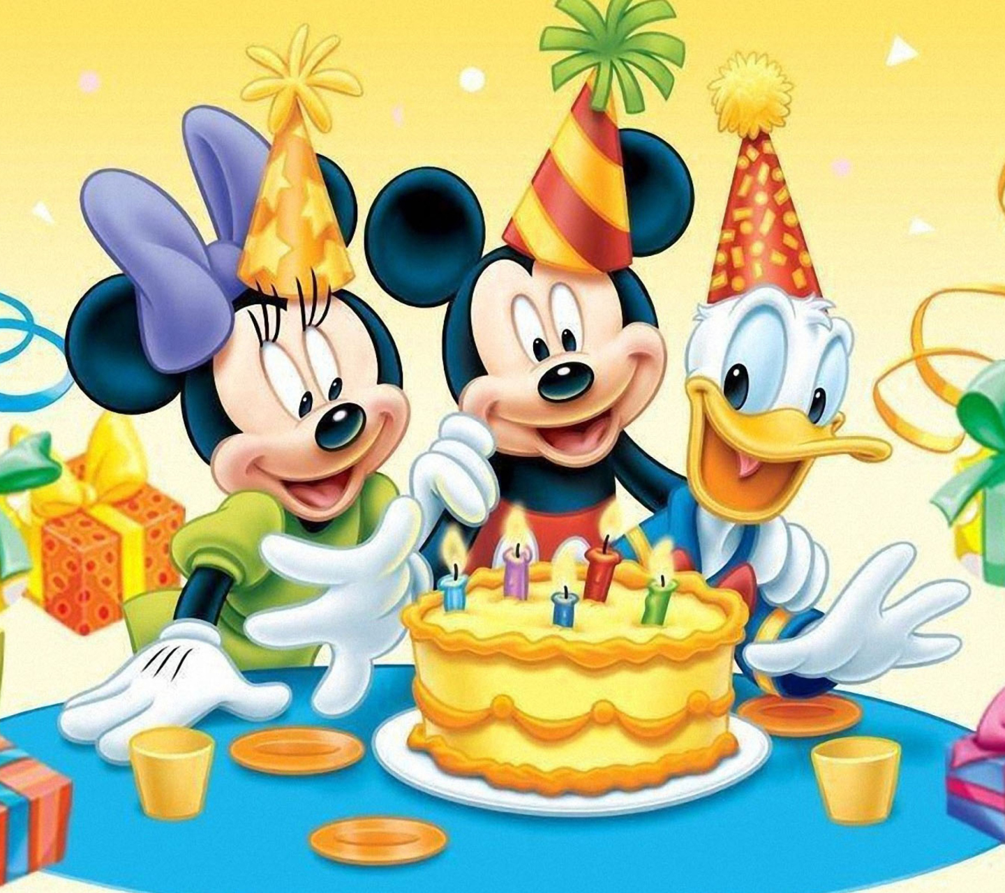 Mickey Mouse Birthday wallpaper 1440x1280