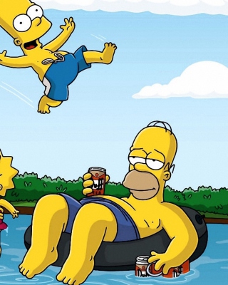 Los Simpson - Obrázkek zdarma pro iPhone 5S