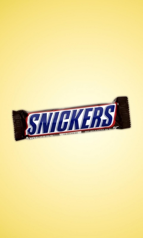 Das Snickers Chocolate Wallpaper 480x800