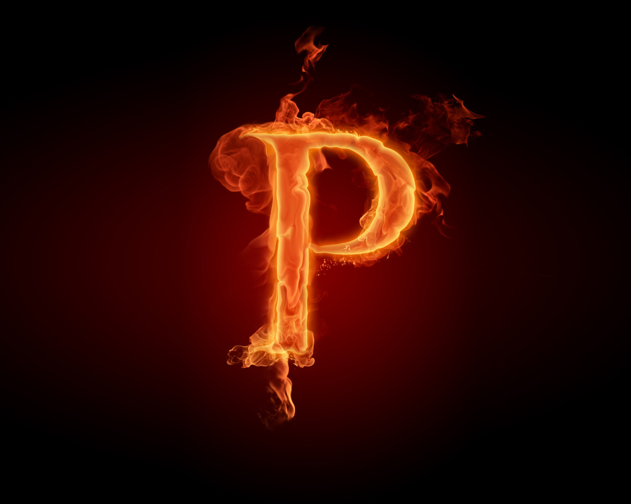 Das Letter P Wallpaper 1280x1024