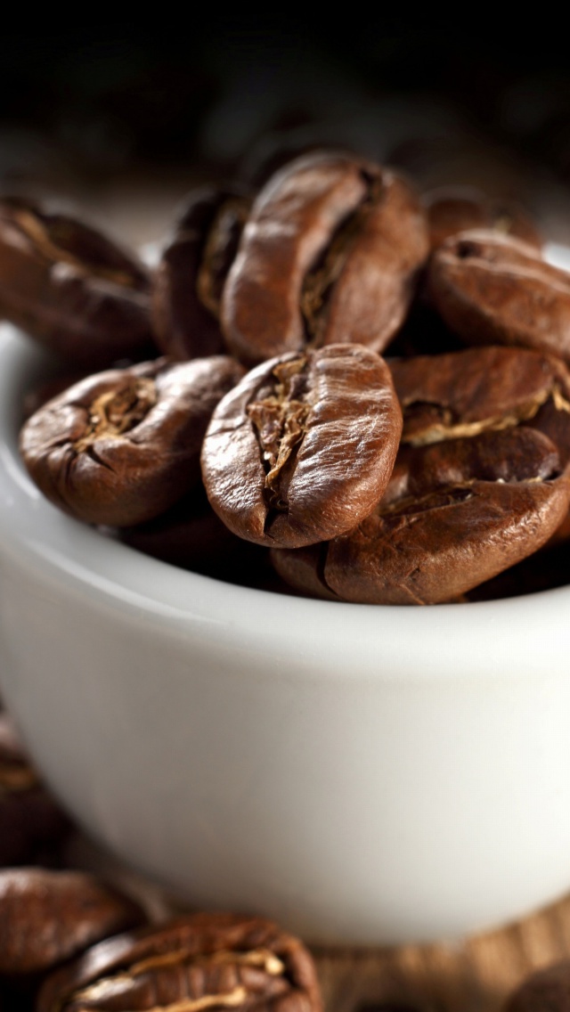 Das Arabica Coffee Beans Wallpaper 640x1136