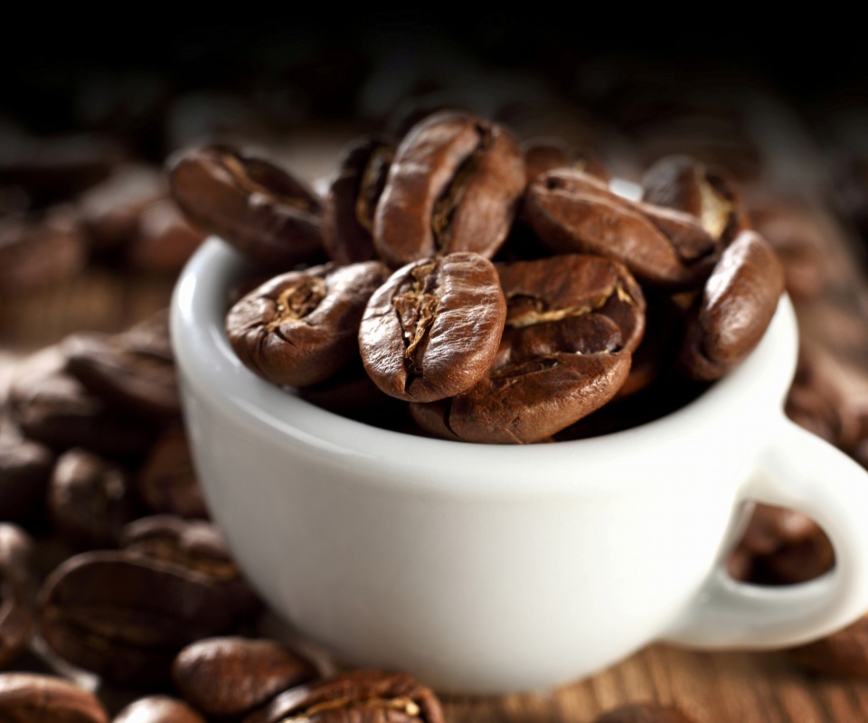 Arabica Coffee Beans wallpaper 960x800