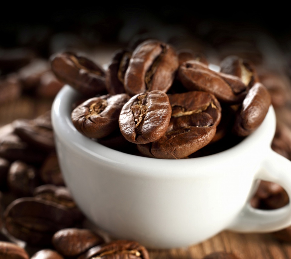 Das Arabica Coffee Beans Wallpaper 960x854