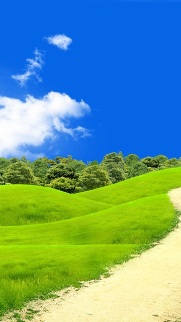 Das Green Hills In South America Wallpaper 360x640