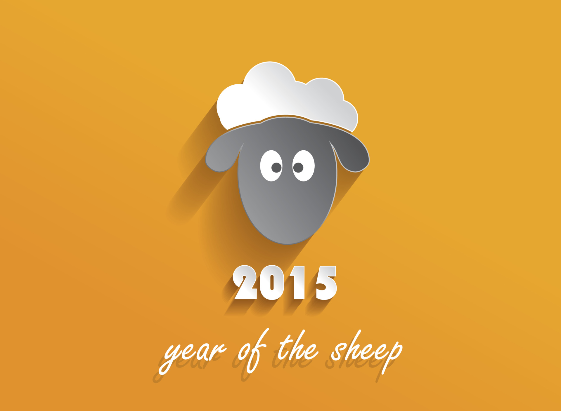 Das Year of the Sheep 2015 Wallpaper 1920x1408
