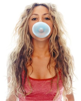 Kostenloses Shakira And Bubble Gum Wallpaper für Samsung Fin