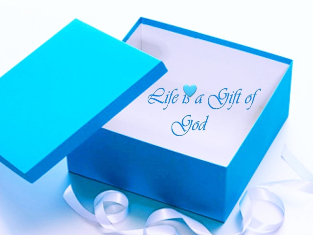 Das Life Is Gift Of God Wallpaper 640x480