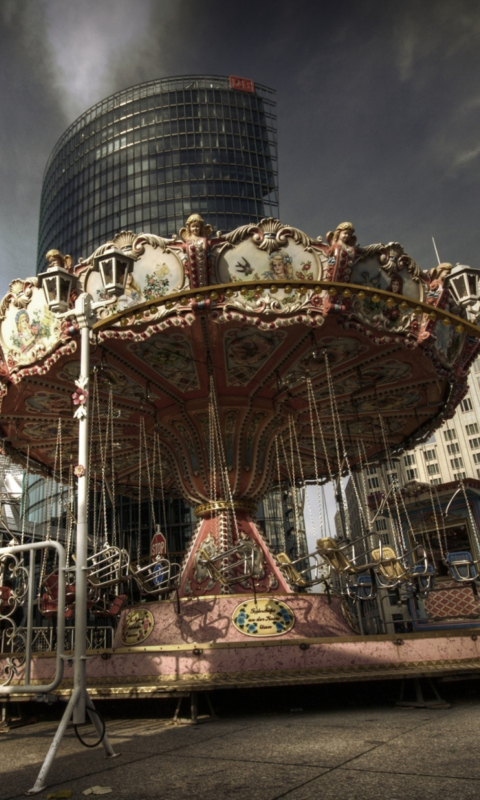 Fondo de pantalla Berlin Carousel 480x800