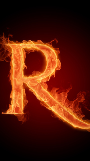 Fire Alphabet Letter R screenshot #1 360x640