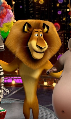 2012 Madagascar 3 wallpaper 240x400