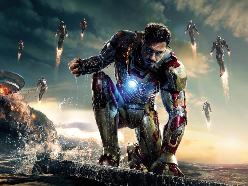 Das Iron Man 3 Wallpaper 1024x768
