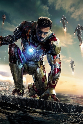 Fondo de pantalla Iron Man 3 320x480
