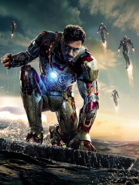 Sfondi Iron Man 3 480x640