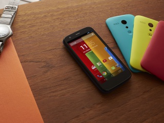 Das Motorola MotoG OS Android Wallpaper 320x240
