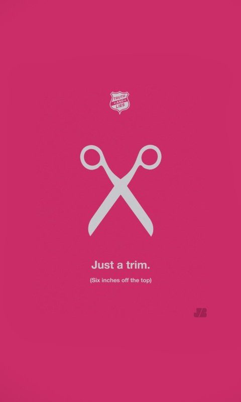 Scissors Cut wallpaper 480x800