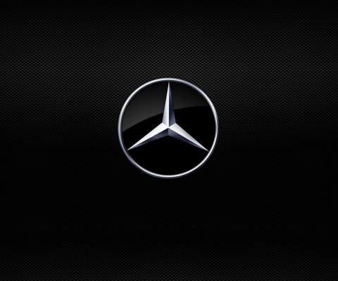 Fondo de pantalla Mercedes Logo 480x400