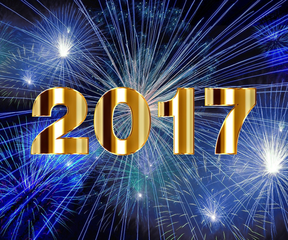 Screenshot №1 pro téma 2017 New Year Holiday fireworks 960x800